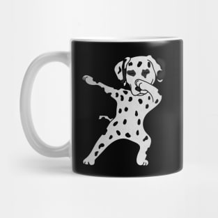 Cute Dabbing Dalmatian dog Dab Dance Gift dots Mug